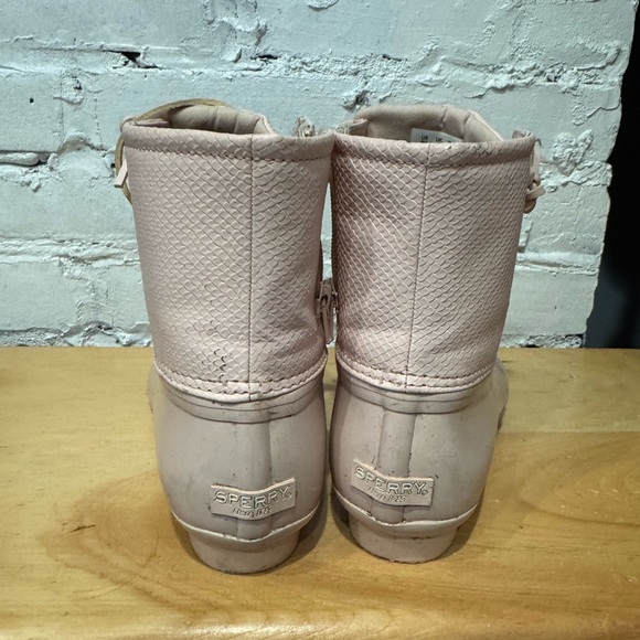 Sperry Women's Duck Boots Saltwater Boot Blush Size 6M‎ STK165269 - Picture 3 of 7